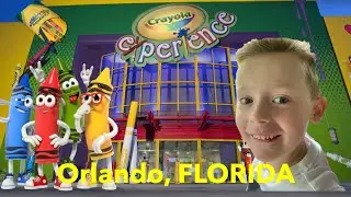 Crayola Experience- Florida Mall | Orlando Florida | World&rsquo;s LARGEST Crayon, Making a Wax Hand