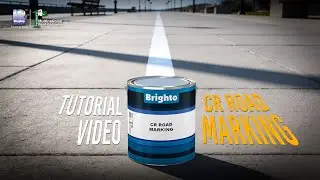 Brighto CR Road Marking Tutorial | Pavement Markings | Traffic Lane Markings