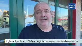 Voghera, il ponte chiuso sullo Staffora crea gravi danni ai commercianti: 'Affari più che dimezzati'