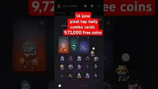 14 June pixel tap|how to unlock pixel tap daily combo cards #dailycombo #pixeltap