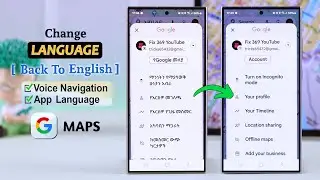 How to Change Language on Google Maps! [Android]