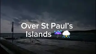 MALTA ~ Storm over St Paul&rsquo;s Bay 1.10.25 #rainyweather #autumn2025 #maltatravel 