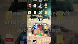 How to fix minecraft error connection timed out getsockopt