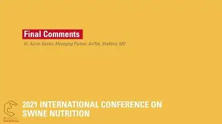 Dr. Aaron Gaines: Final Comments