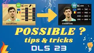 DLS 23-THIBAUT COURTOIS FULL MAX COACHING | LEGENDARY TO FULL MAX BLACK CARD IN DREAM LEAGUE 🔥