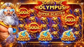 ВЗЛЕТЕЛ НА СТАРТЕ!!! ЛУЧШАЯ СЕССИЯ ЗА ВСЮ ЖИЗНЬ!! GATES OF OLYMPUS SUPER SCATTER ИГРАЕТ НА МАКСИМУМ!