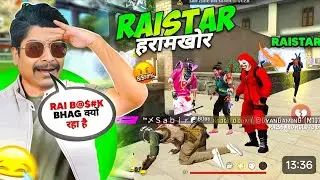 India's Fastest Player Raistar Always left me Alone - मुझे छोड़ कर भाग गया 😭 - Free Fire Max
