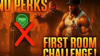 ZOMBIES: First Room Challenge with NO PERKS! (INSANE Clutch Moments)🔥
