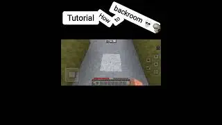 Tutorial how to the backroom in Minecraft #Minecraft #backroom #tutorial #meme