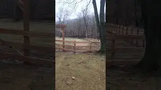 Farm Wood Fence Install | St. Louis, MO