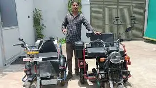 Handicap three wheeler - electric three wheeler/ Side wheel attachment - VIMAL INNOVATIVE