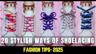 20 Stylish & Easy Shoe Lacing Hacks 👟 | Unique Ways to Tie Your Shoes Like a Pro!