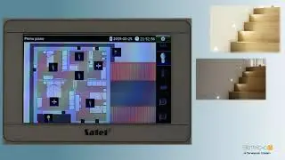 Satel TSI - Tastiera touch screen per allarme e domotica Konnex