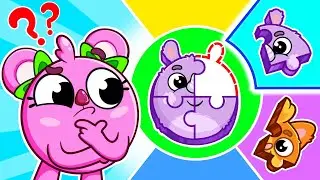 Toy Body Puzzle Challenge 🧩 Funny Toy Puzzle 🐱 Kids Songs 🎶 TinyTracks TV