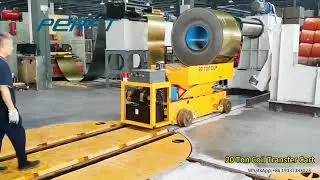 20 Ton RGV Rail Transfer Cart For Coil