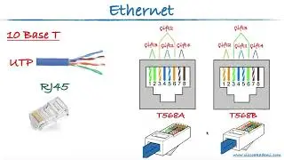 04 - Ethernet Kablo Türleri - 10BaseT Nedir | UTP Kablo | STP Kablo | RJ45 | Düz ve Çapraz Kablo