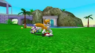 Echo,Rocky,Lily and Peaches all following me around lol #sonicadventure2battle