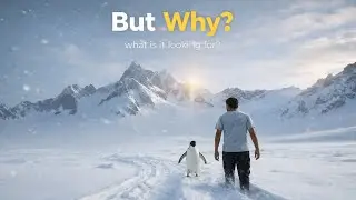 But Why? A Penguin&rsquo;s Mysterious Walk Toward the Mountains | ALIENGAADU