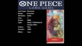 20 Little Oars Jr. One Piece TCG Paramount War