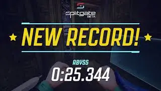 [WR] OG Abyss Medium 25.344s Splitgate Race