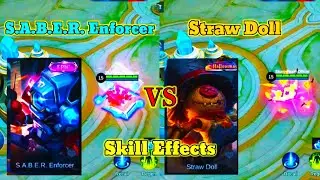 Cyclops S.A.B.E.R. Enforcer VS Straw Doll Skin Skill Effects MLBB