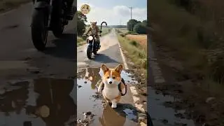 The Corgi's Sweet Revenge on the Bully Cheetah 🐶😂 | Bisad Ai | কর্গির মিষ্টি প্রতিশোধ!  #shorts  #ai