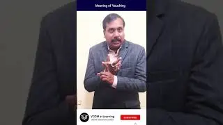 Meaning of Vouching - #Shortvideo - #auditing  - #bishalsingh -Video@58