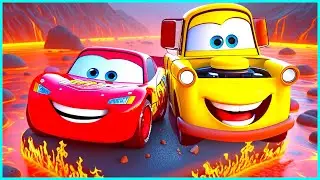 Lightning Mcqueen and Cruz Ramirez Race in Italy | Pixar Cars | Coffin Dance Song (Cover)