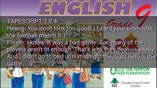 Tapescript 3.8.4 English Grade 9
