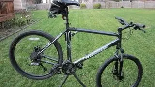 Горный велосипед Raleigh M80 &mdash; замена заднего переключателя &mdash; ремонт сломанного велосипеда &mdash; 13 января 2013 г.