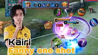 30 kills with Onic Kairi Fanny Build || Mobile Legend Bang Bang || ||HYPER Shekar