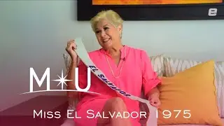 Miss El Salvador 1975 | Carmen Elena Figueroa Top 12 en MU