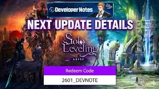 NEW DEVELOPER NOTES FOR FEB UPDATE BIF REDEEM CODE SOLO LEVELING ARISE 