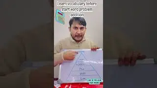 learn vocabulary before start word problem addition#specialeducation #autismlearning #specialneed