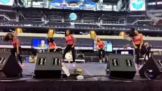 Sammi final auditions for the DCR&B dance team.