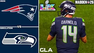 Seahawks vs. Patriots | Super Bowl LX 60 Simulation & Prediction | Madden NFL 26 PS5 Gameplay