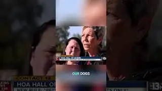 HOA SHAMES Dog Owners For Walking Pets On The Street! #shorts