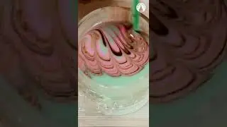 How to make Circle swirl soap. Cold process soap #shorts    #soapmaking #howtomakesoap #handmade