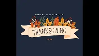 Annual Elele-Alimini Thanksgiving 2026