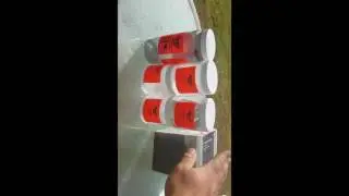 2lb tannerite vs hay bales
