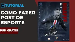 Como Fazer Arte Esportiva Tutorial Photoshop