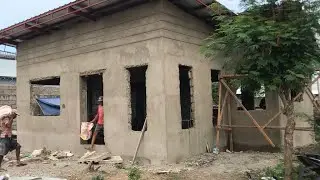 Building Our New Home In The Philippines With No Modern Equipment Day 39
