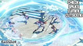 Childe Saves Lumine - Genshin Impact