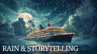 Haunted Cruise Ship in Ghostly Waters | Ocean Rain Storytelling for Sleep & Relaxation