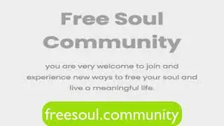 How To Join The Free Soul Community