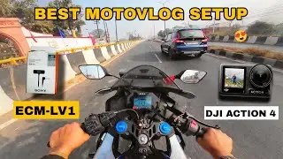 Sony ECM-LV1 Worth It Or Not? | DJI Osmo Action 4 Mic Test | Best MotoVlog Setup