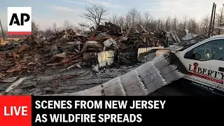 LIVE: Scenes from New Jersey as wildfire spreads