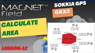How to calculate area by sokkia gps grx2