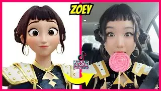 KPOP Demon Hunters in Real-Life TikTok Version ~ Guess Demon Hunters Characters & Songs By Voice