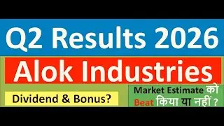 Alok Industries Q2 results 2026 | Alok Industries results today | Alok Industries Share News